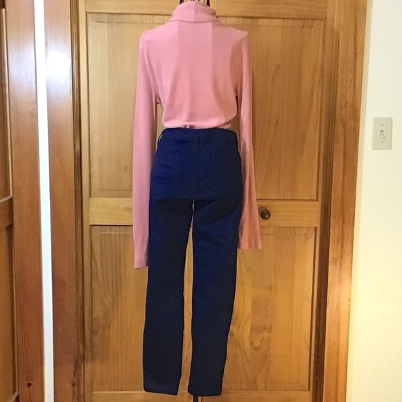 Pink Long Sleeve Turtleneck Sweater - Picture 3 of 4